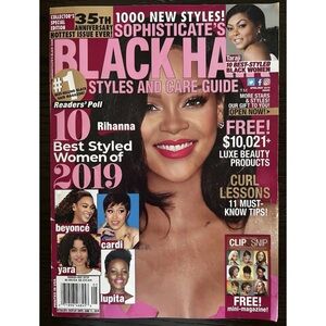 Sophisticate’s Black Hairstyles and Care Guide Magazine April/May 2019